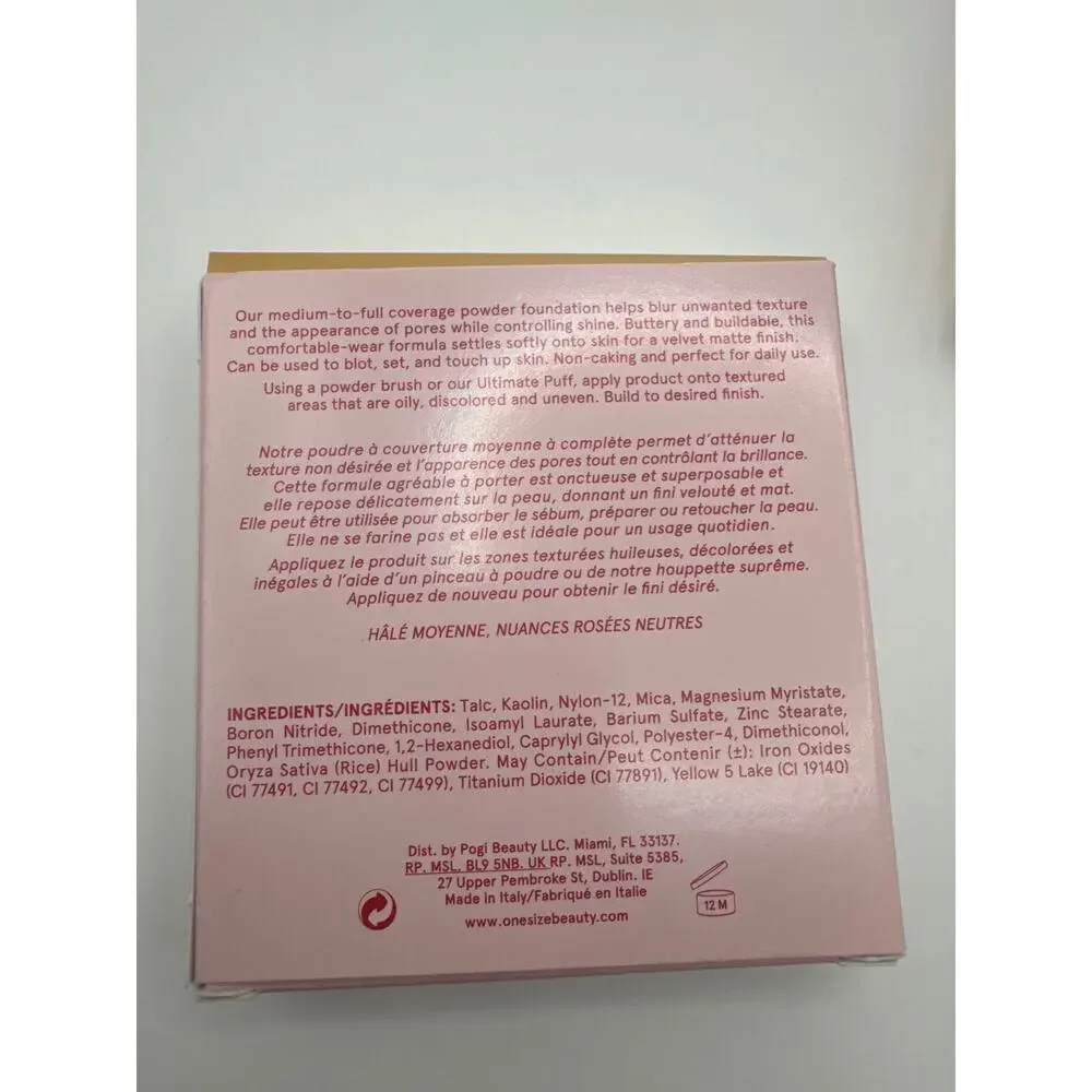 ONE/SIZE Turn Up the Base‎ Versatile Pressed Foundation in Medium Dark 2 BNIB